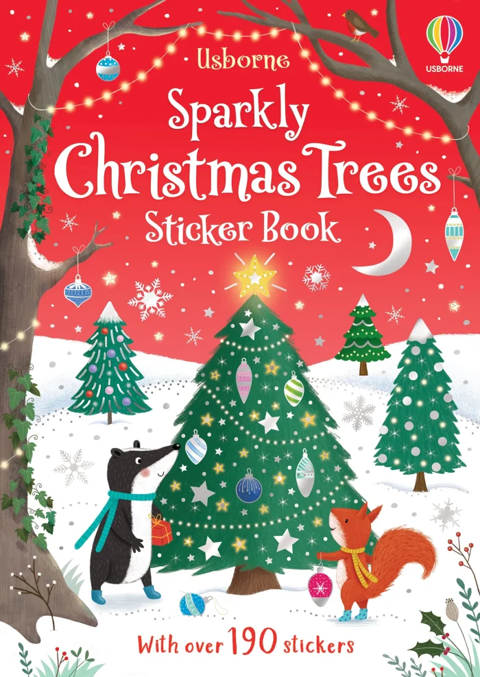 Sparkly Christmas Trees, nálepkový zošit