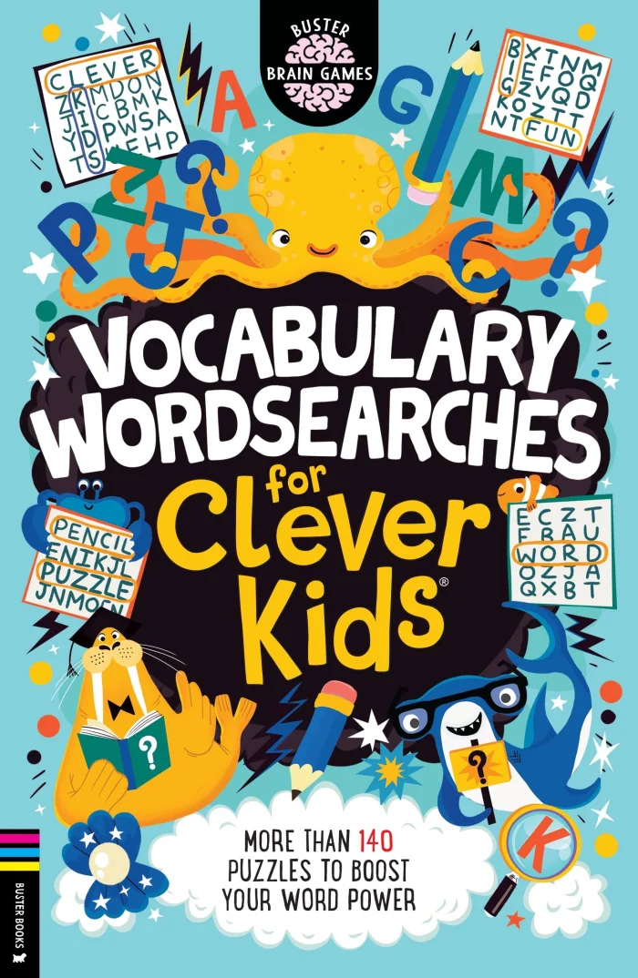 Vocabulary Wordsearches for Clever Kids, anglická kniha