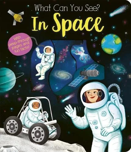 What Can You See In Space?, anglická kniha - leporelo