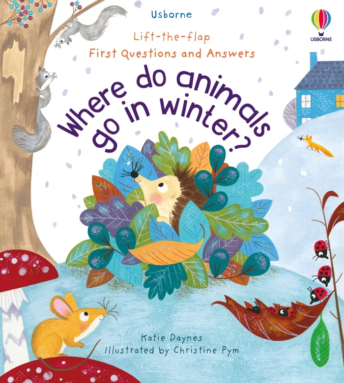 Where Do Animals Go In Winter?, anglická kniha - leporelo