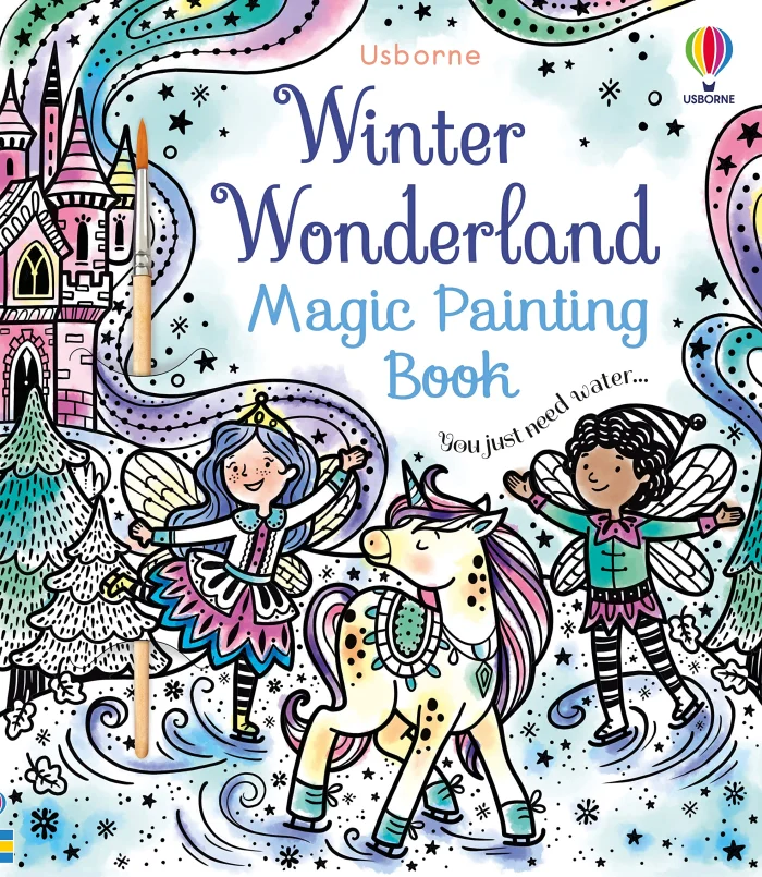 Winter Wonderland Magic Painting Book, omaľovánka