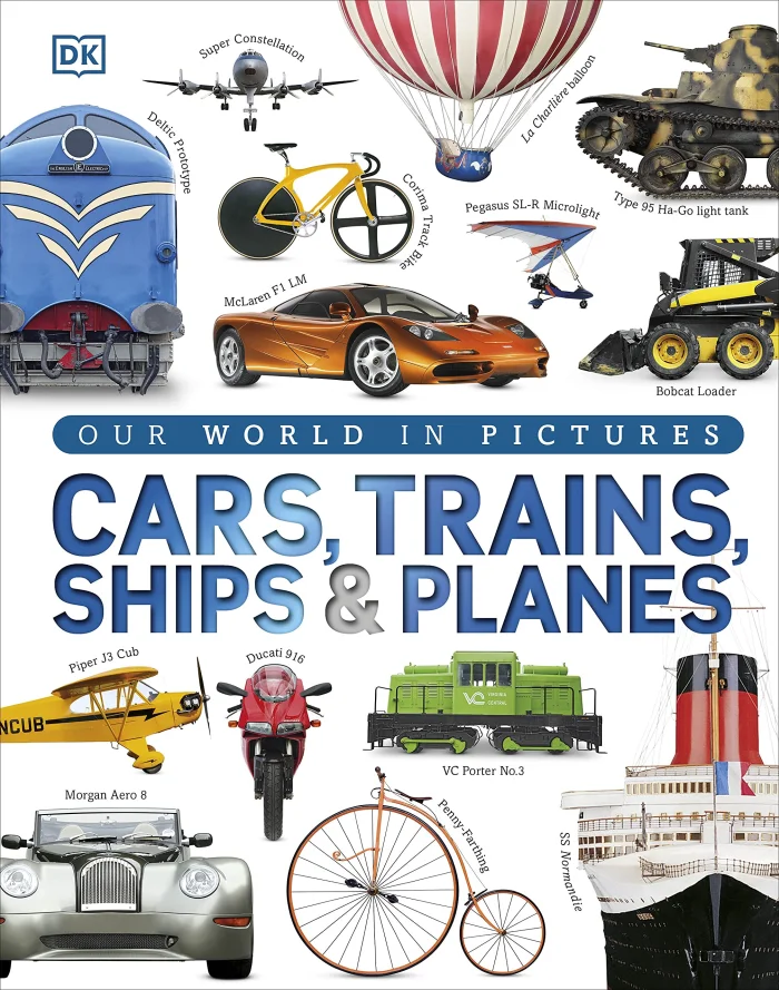 Cars, Trains, Ships and Planes, anglická kniha