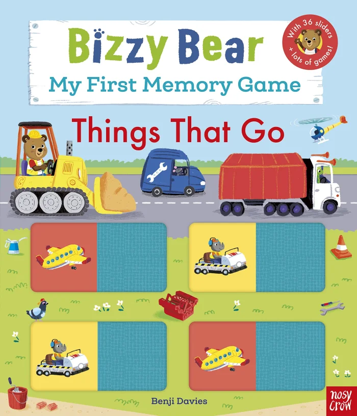 My First Memory Game Book: Things That Go, anglická kniha - leporelo