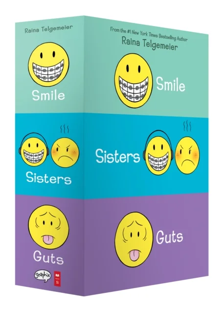 Smile/Sisters/Guts Box Set, anglická kniha - komiks