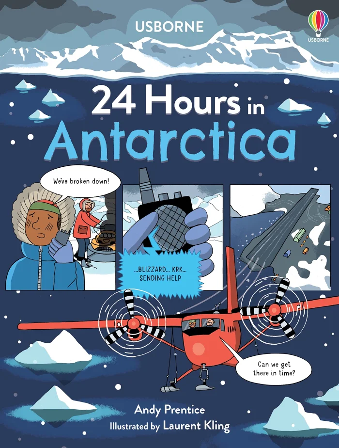 24 Hours In Antarctica, anglická kniha - komiks