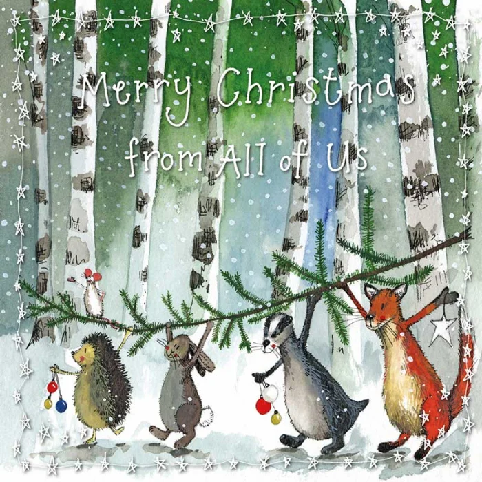 All of Us Christmas Card (XS118), prianie