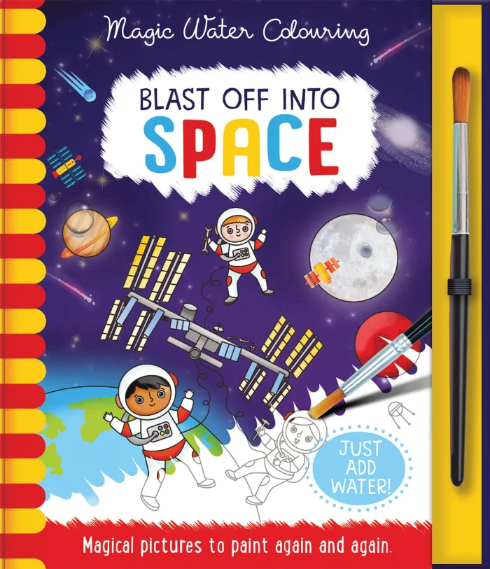 Blast Off Into - Space, omaľovánka