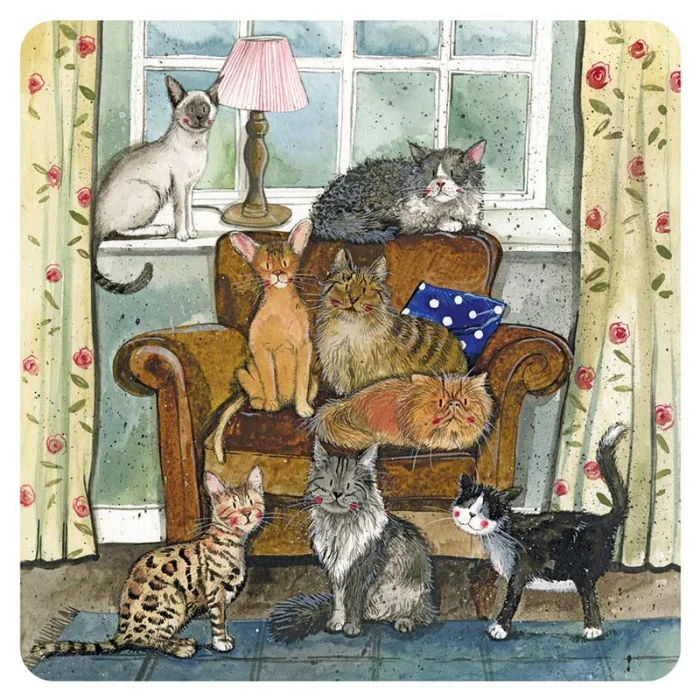 Cat House Coaster C162, podložka pod pohár