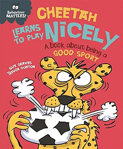 Cheetah Learns to Play Nicely - A book about being a good sport, anglická kniha