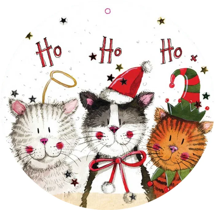 Christmas Cats (XGW09), menovka (4ks)
