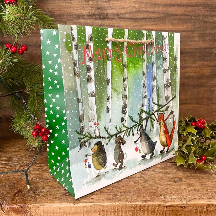 Christmas Friends / medium (XMB06), darčeková taška