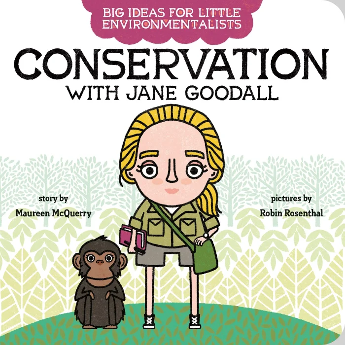 Conservation with Jane Goodall, anglická kniha - leporelo