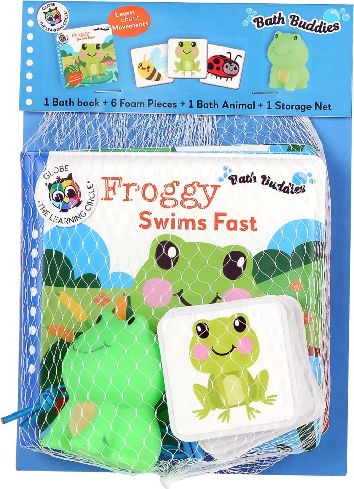 Froggy Swims Fast, knižka do vane
