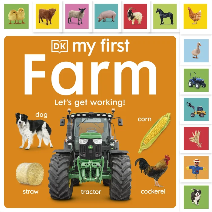 My First Farm Let's Get Working, anglická kniha - leporelo