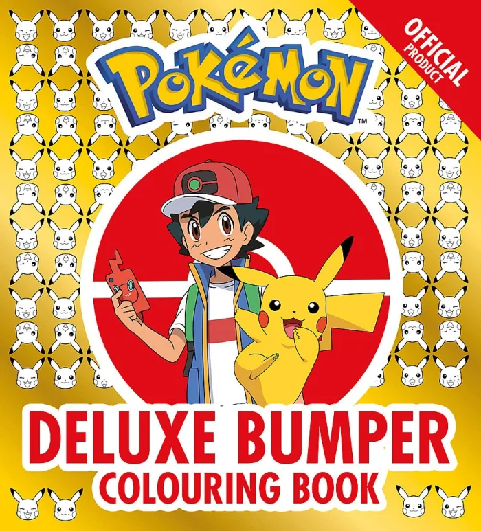 Official Pokémon Deluxe Bumper Colouring Book, anglická kniha