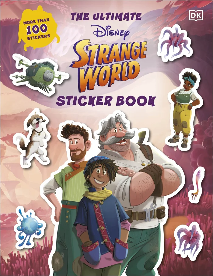 Strange World, nálepkový zošit