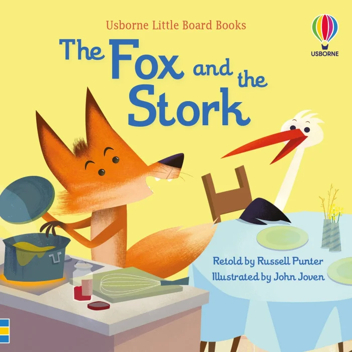 The Fox and the Stork, anglická kniha - leporelo