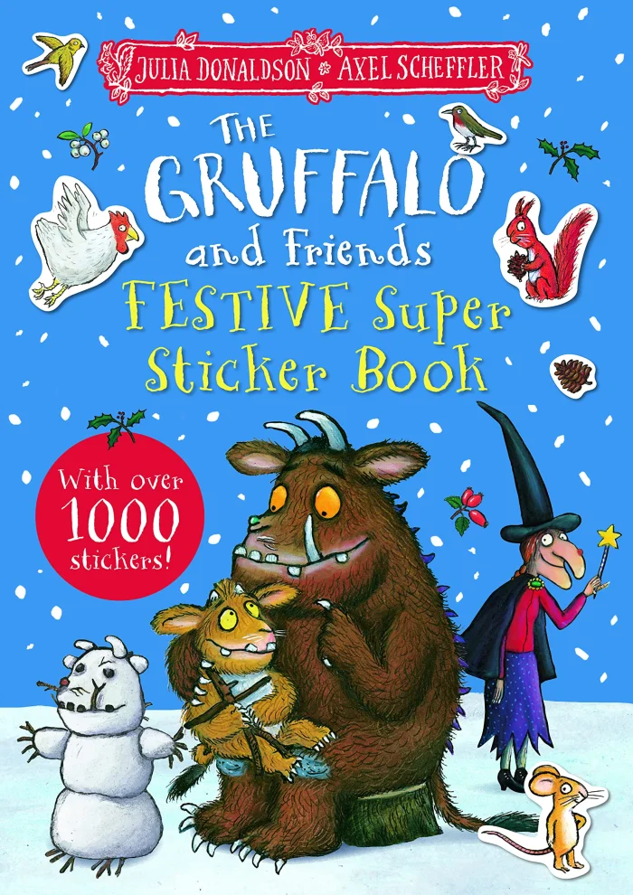 The Gruffalo and Friends Festive Super Sticker Book, nálepkový zošit