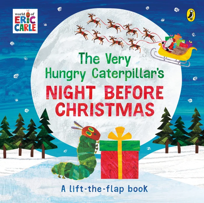 The Very Hungry Caterpillar's Night Before Christmas, anglická kniha - leporelo