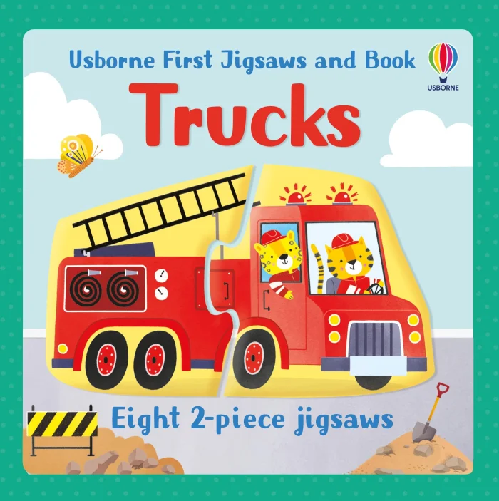 Trucks (4 x 4ks), puzzle + kniha