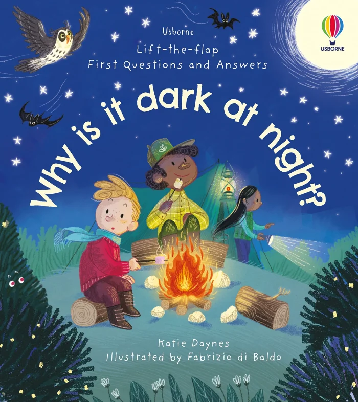 Why is it dark at night?, anglická kniha - leporelo