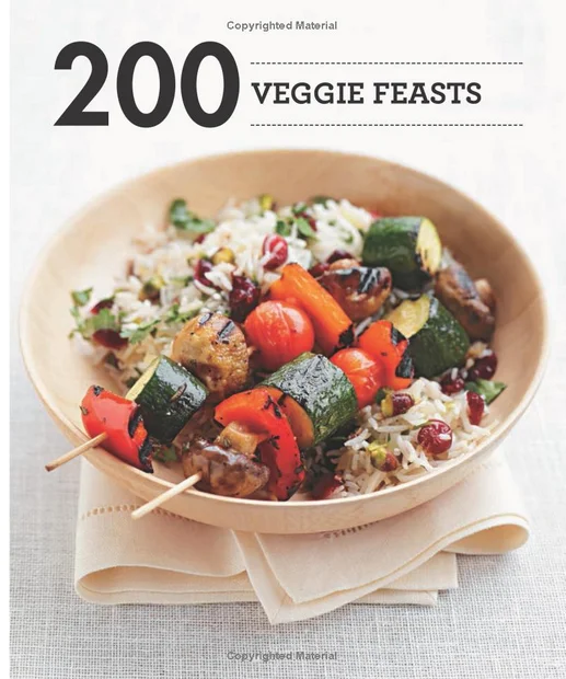 200 Veggie Feasts, anglická kniha