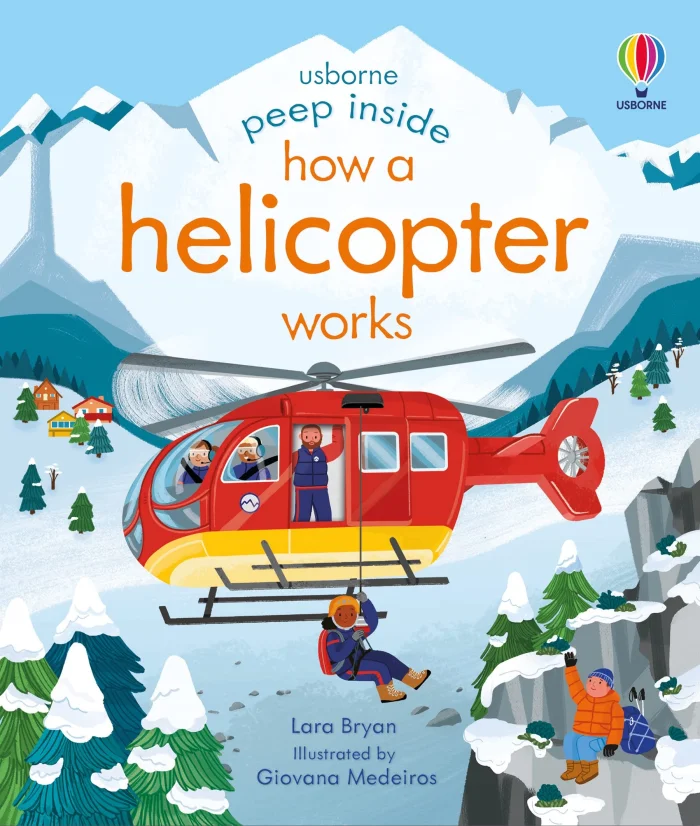 Peep Inside How a Helicopter Works, anglická kniha - leporelo