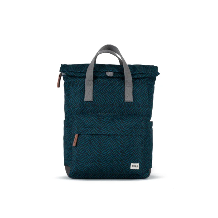 Canfield B Sustainable Deep Teal Snake (Canvas), ruksak M