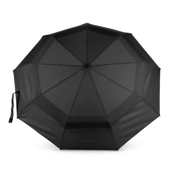 Waterloo Sustainable Black, dáždnik skladací