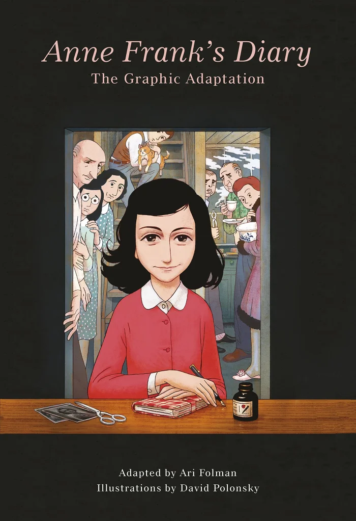 Anne Frank's Diary, anglická kniha - komiks