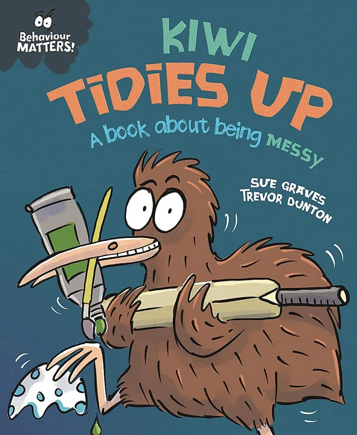 Kiwi Tidies Up - A book about being messy, anglická kniha