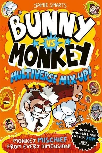 Bunny vs Monkey: Multiverse Mix-up! (7), anglická kniha - komiks
