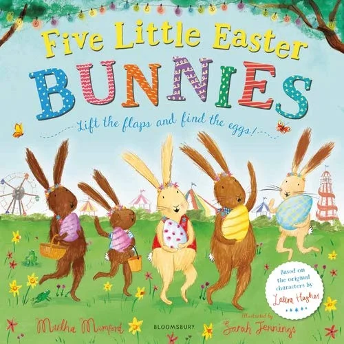 Five Little Easter Bunnies, anglická kniha - leporelo