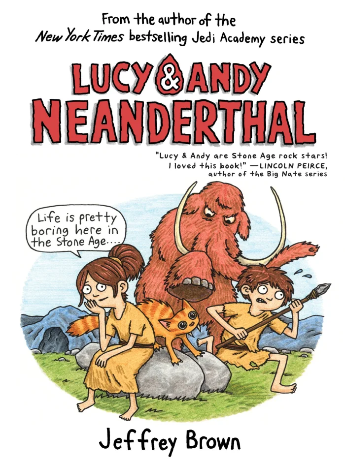 Lucy and Andy Neanderthal (1), anglická kniha - komiks