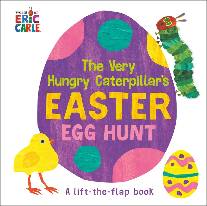 The Very Hungry Caterpillar's Easter Egg Hunt, anglická kniha - leporelo