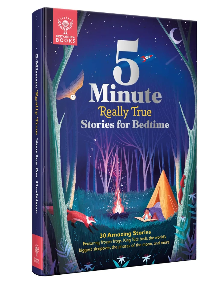 Britannica's 5-Minute Really True Stories for Bedtime, anglická kniha