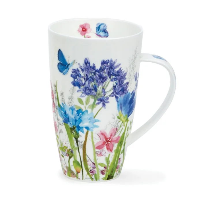Meadow Breeze Blue, porcelánový hrnček