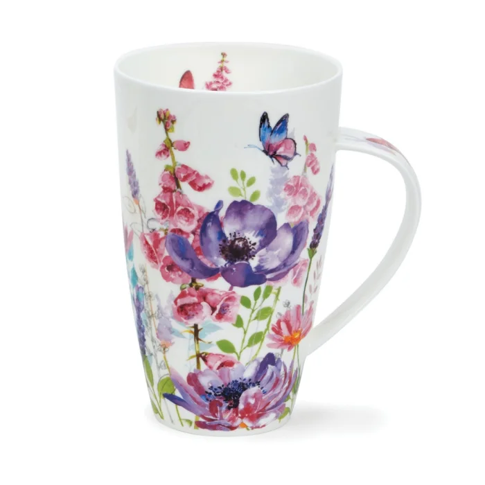 Meadow Breeze Purple, porcelánový hrnček