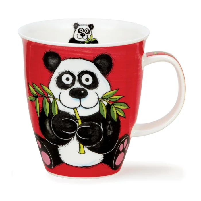 Panda, porcelánový hrnček