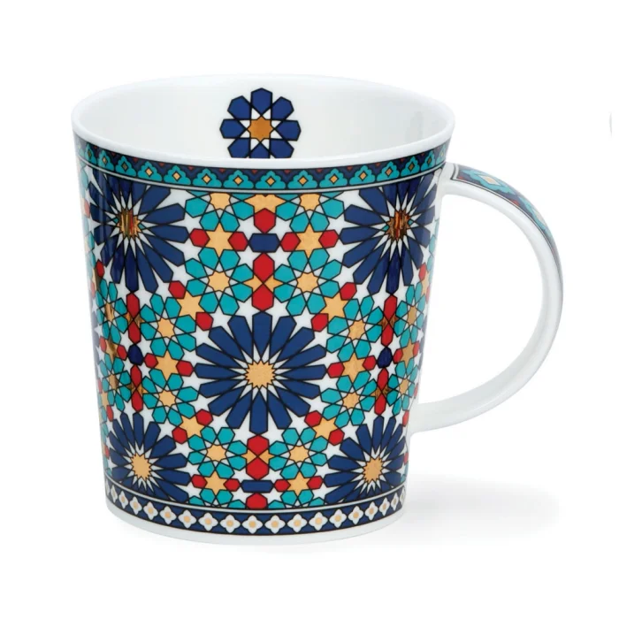 Tangier Dark Blue, porcelánový hrnček