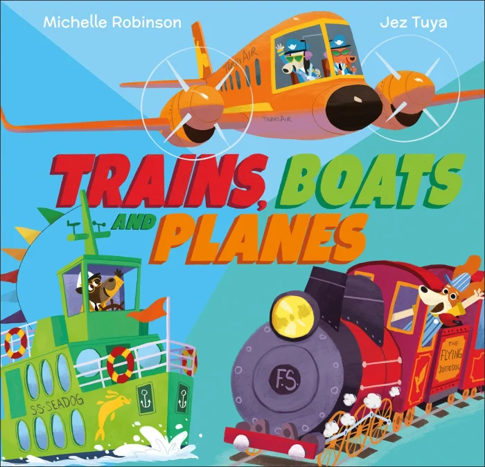 Trains, Boats and Planes, anglická kniha