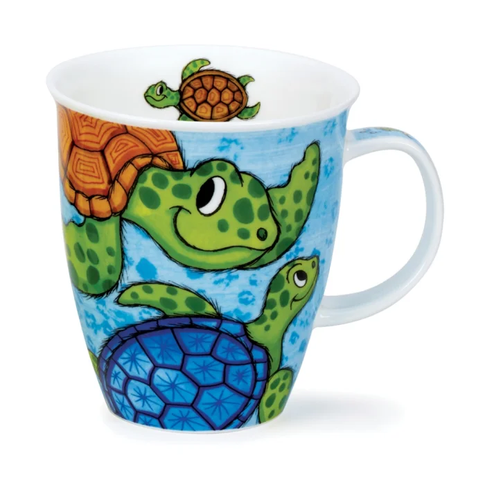 Turtle, porcelánový hrnček