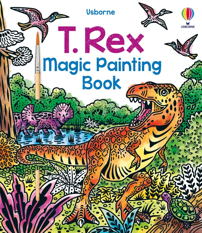 T. Rex Magic Painting Book, omaľovánka