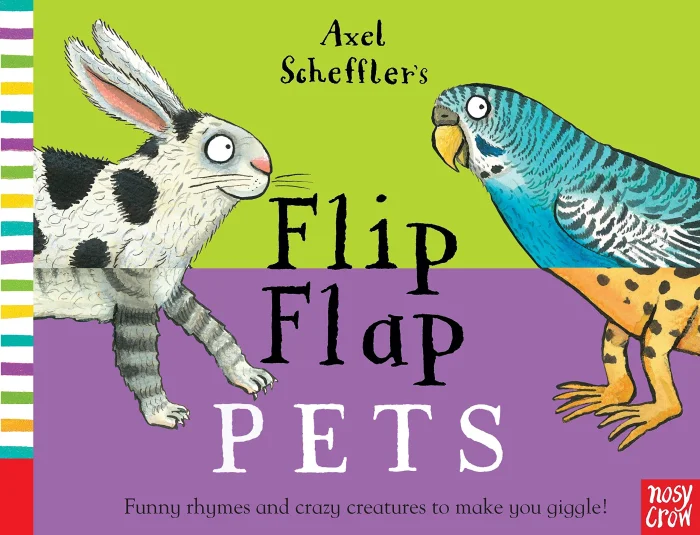 Axel Scheffler's Flip Flap Pets, anglická kniha - leporelo