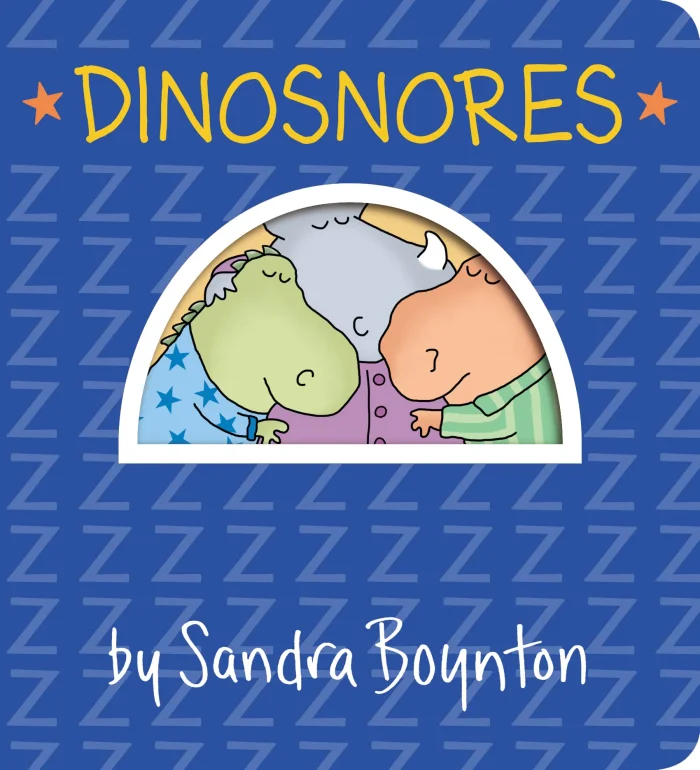 Dinosnores, anglická kniha - leporelo
