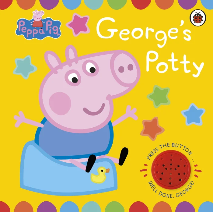 George's Potty, anglická kniha - zvukové leporelo