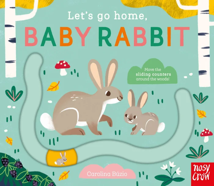 Let's Go Home, Baby Rabbit, anglická kniha - leporelo