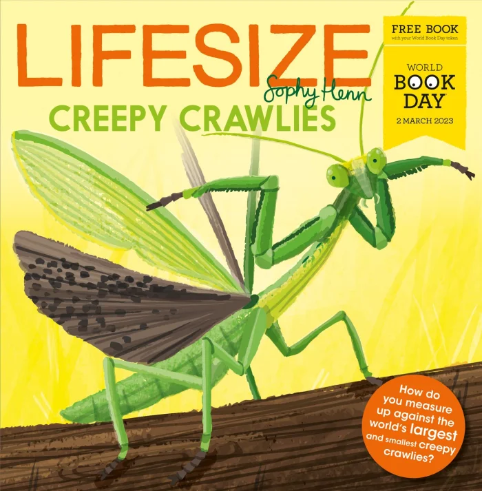 Lifesize Creepy Crawlies : World Book Day 2023, anglická MINI kniha