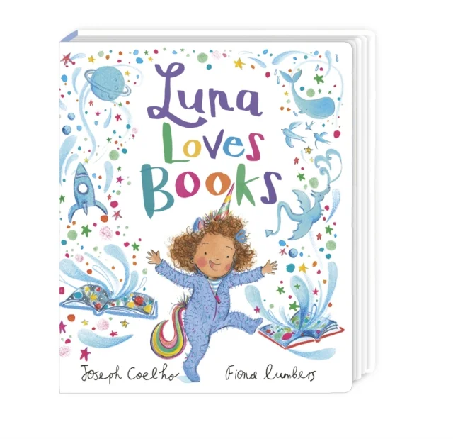 Luna Loves Books, anglická kniha - leporelo