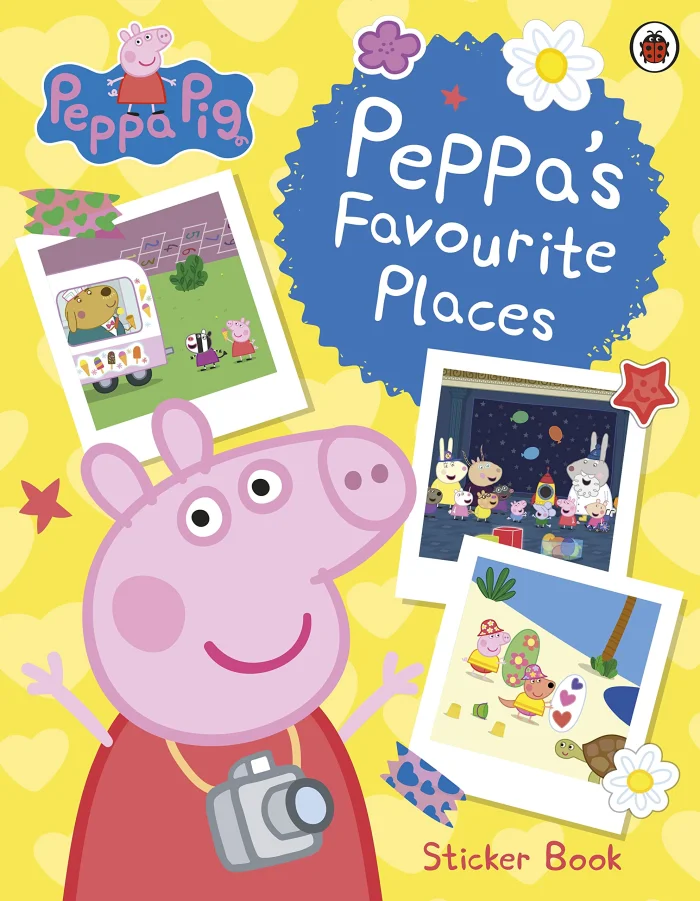 Peppa's Favourite Places, nálepkový zošit